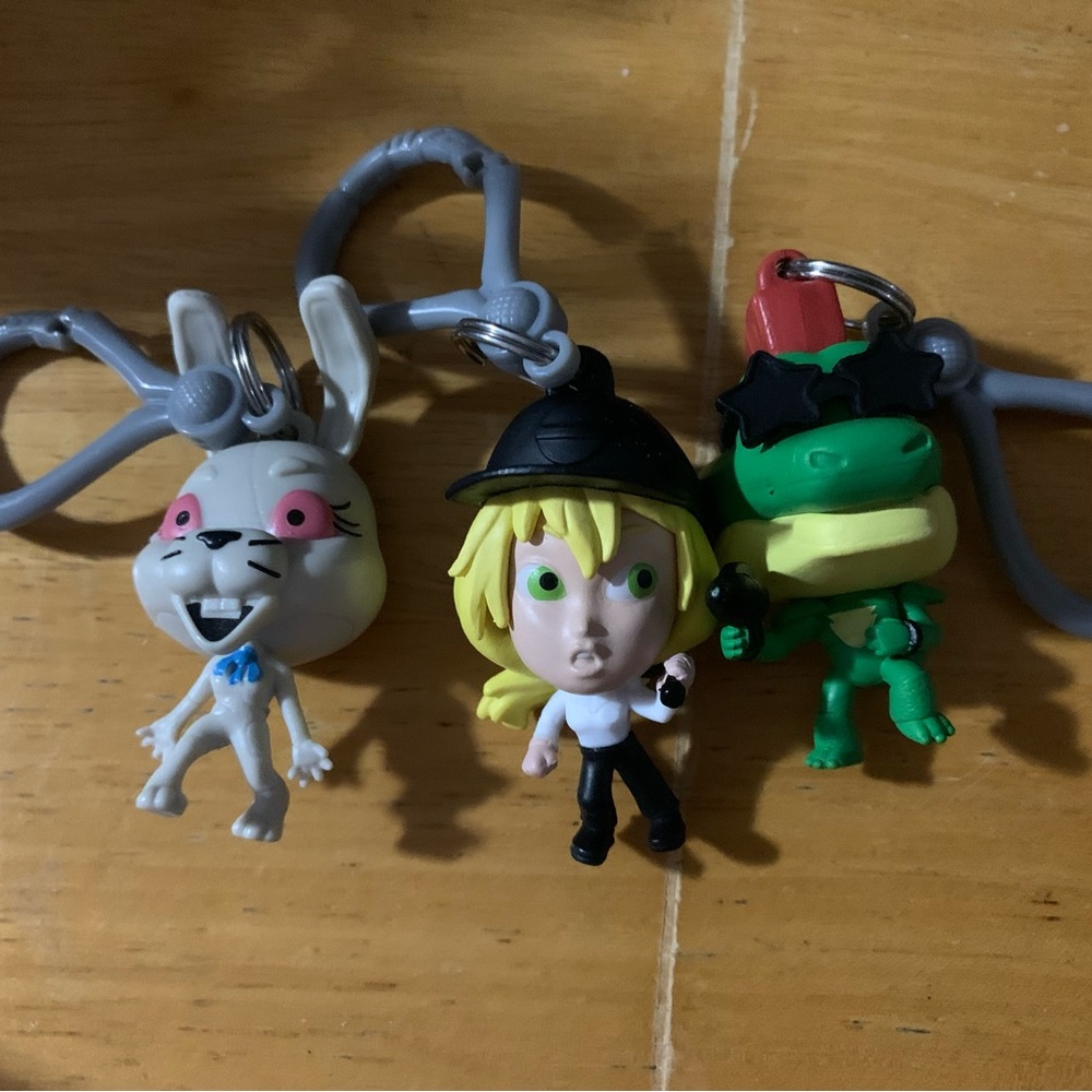 FNaF Five Nights At Freddy's Keychain Lot